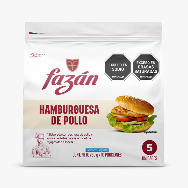 Hamburguesa de pollo